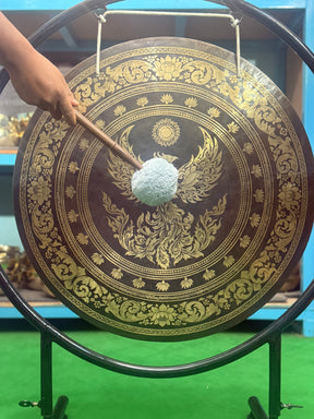 27 Inch Bronze Gong Handmade In Nepal One of One 0015