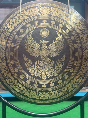27 Inch Bronze Gong Handmade In Nepal One of One 0015