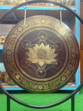 27 Inch Bronze Gong Handmade In Nepal One of One 0016