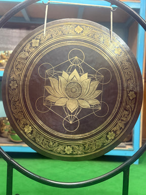 27 Inch Bronze Gong Handmade In Nepal One of One 0016