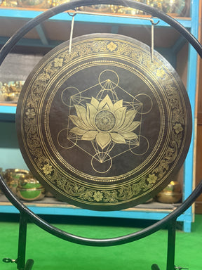 27 Inch Bronze Gong Handmade In Nepal One of One 0016