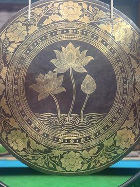 27 Inch Bronze Gong Handmade In Nepal One of One 0017