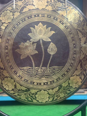 27 Inch Bronze Gong Handmade In Nepal One of One 0017