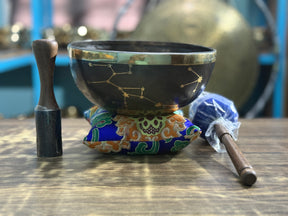 The Sagittarius Singing Bowl - 9 inch Large | Handmade In Nepal