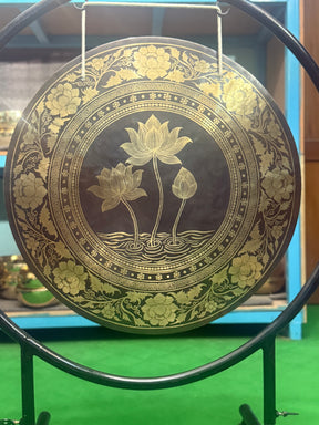 27 Inch Bronze Gong Handmade In Nepal One of One 0017