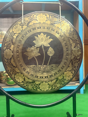 27 Inch Bronze Gong Handmade In Nepal One of One 0017