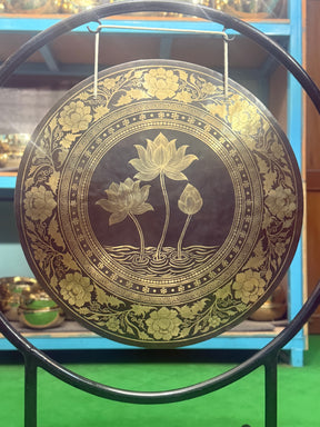 27 Inch Bronze Gong Handmade In Nepal One of One 0017