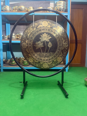 27 Inch Bronze Gong Handmade In Nepal One of One 0017