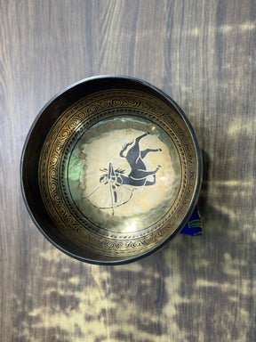 The Sagittarius Singing Bowl - 9 inch Large | Handmade In Nepal