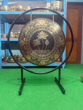 27 Inch Bronze Gong Handmade In Nepal One of One 0017