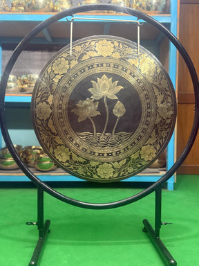 27 Inch Bronze Gong Handmade In Nepal One of One 0017