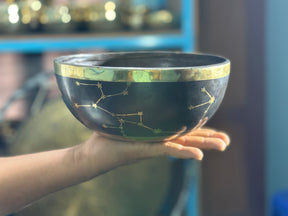 The Sagittarius Singing Bowl - 9 inch Large | Handmade In Nepal