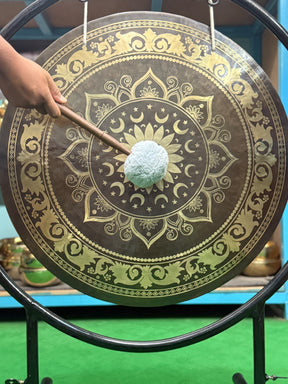 27 Inch Bronze Gong Handmade In Nepal One of One 0018