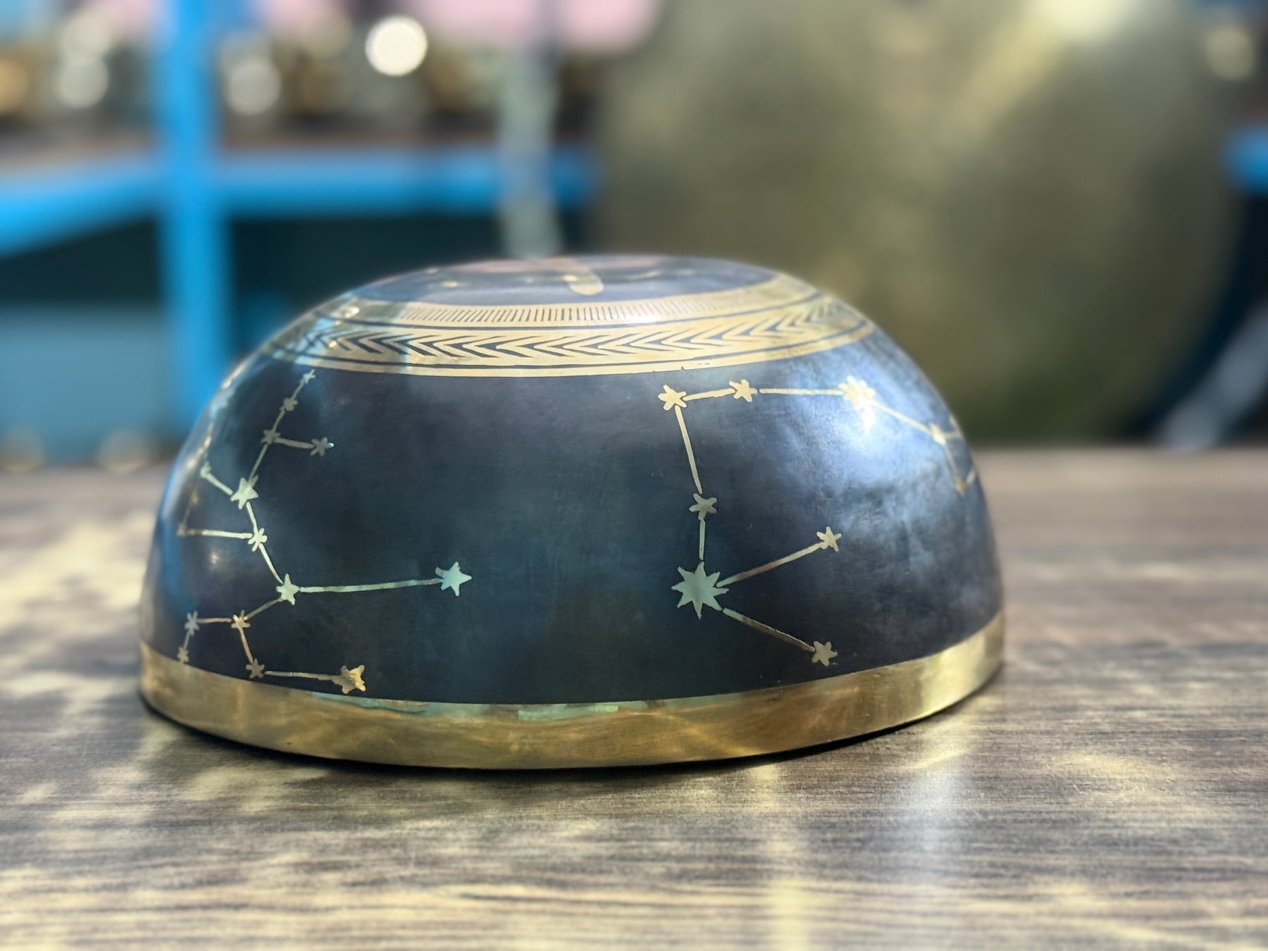 The Sagittarius Singing Bowl - 9 inch Large | Handmade In Nepal