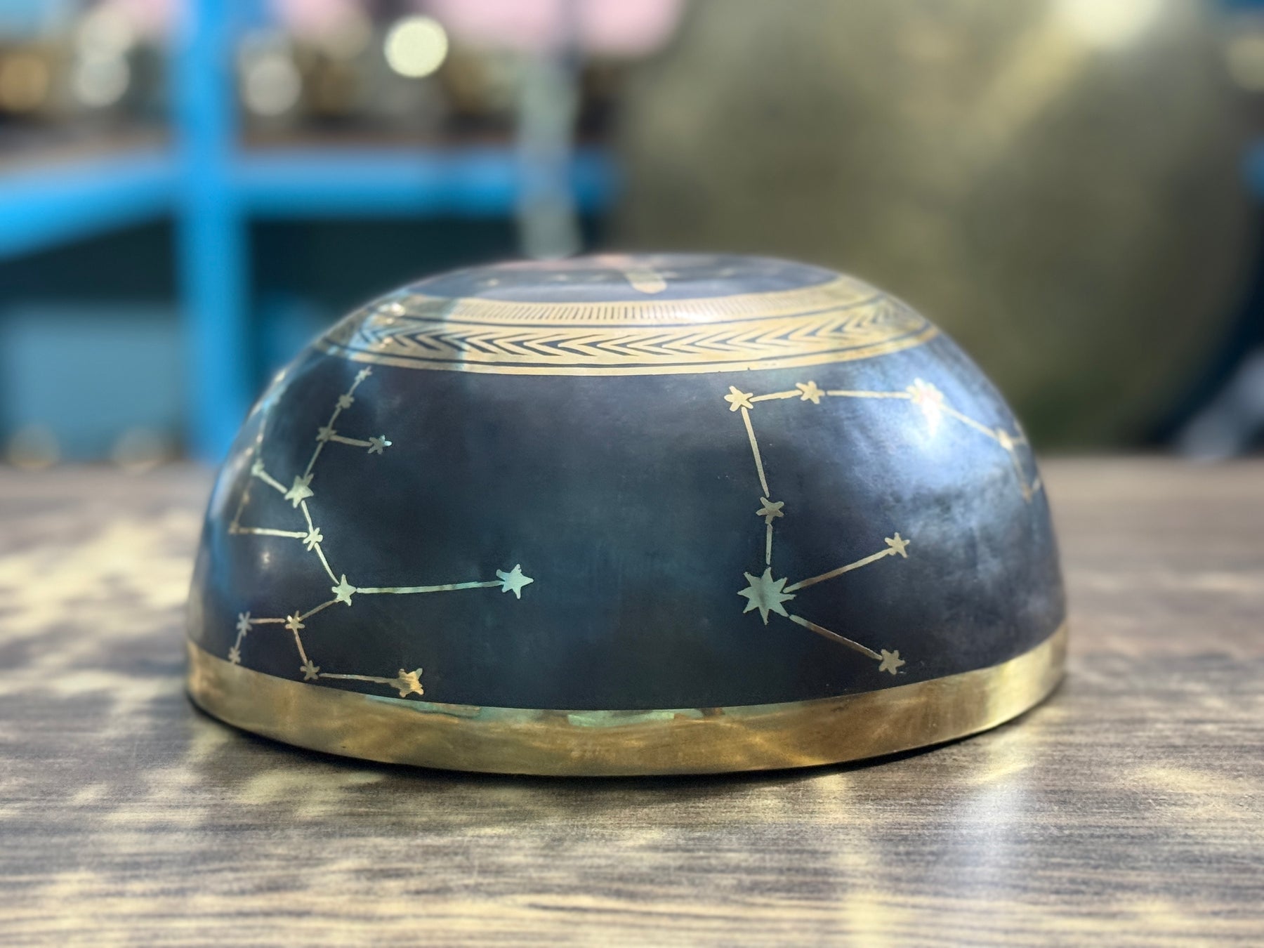The Sagittarius Singing Bowl - 9 inch Large | Handmade In Nepal