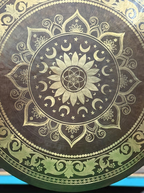 27 Inch Bronze Gong Handmade In Nepal One of One 0018