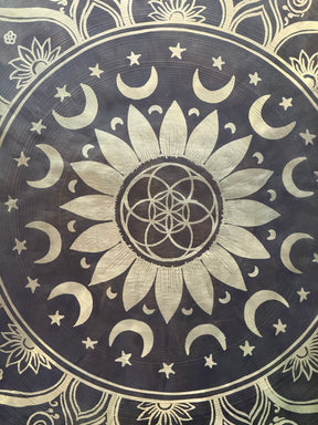 27 Inch Bronze Gong Handmade In Nepal One of One 0018