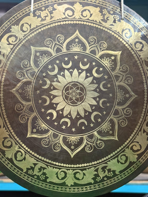 27 Inch Bronze Gong Handmade In Nepal One of One 0018