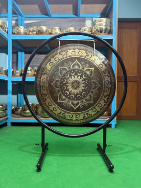 27 Inch Bronze Gong Handmade In Nepal One of One 0018