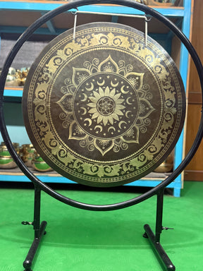 27 Inch Bronze Gong Handmade In Nepal One of One 0018