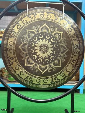 27 Inch Bronze Gong Handmade In Nepal One of One 0018