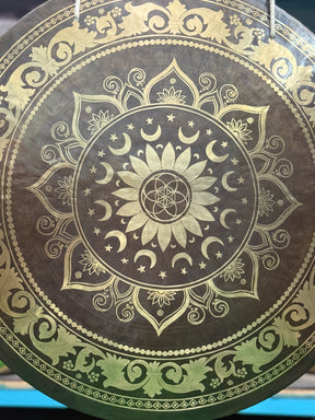 27 Inch Bronze Gong Handmade In Nepal One of One 0018