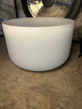 The Largest Crystal Singing Bowl In The World: 32 Inch Diameter First Octave Resonant Instrument