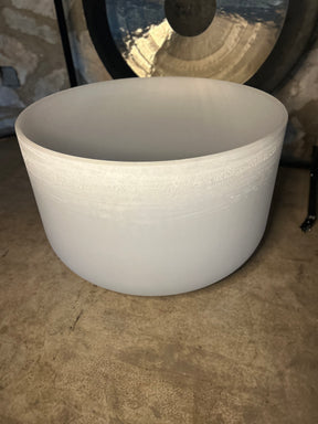 The Largest Crystal Singing Bowl In The World: 32 Inch Diameter First Octave Resonant Instrument