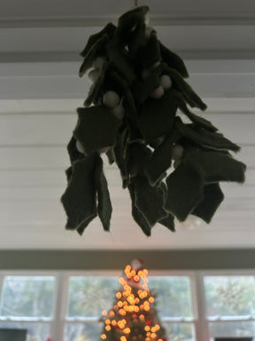 Handmade Felt Mistletoe: Made By Women's Collection In Nepal