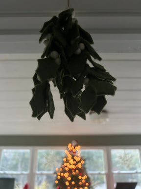 Handmade Felt Mistletoe: Made By Women's Collection In Nepal