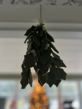 Handmade Felt Mistletoe: Made By Women's Collection In Nepal