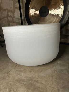 The Largest Crystal Singing Bowl In The World: 32 Inch Diameter First Octave Resonant Instrument