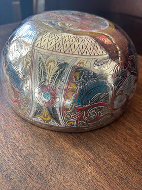 The Lumina: 8 Inch Handmade Singing Bowl With MicroEtchings