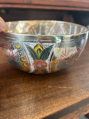 The Lumina: 8 Inch Handmade Singing Bowl With MicroEtchings