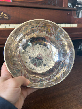 The Lumina: 8 Inch Handmade Singing Bowl With MicroEtchings