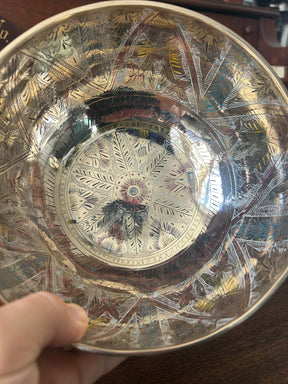 The Lumina: 8 Inch Handmade Singing Bowl With MicroEtchings