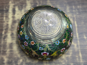 The Hummingbird's Garden. 8.5 Inch Hand-Painted Singing Bowl. Limited Edition Run