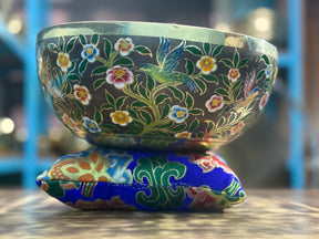 The Hummingbird's Garden. 8.5 Inch Hand-Painted Singing Bowl. Limited Edition Run