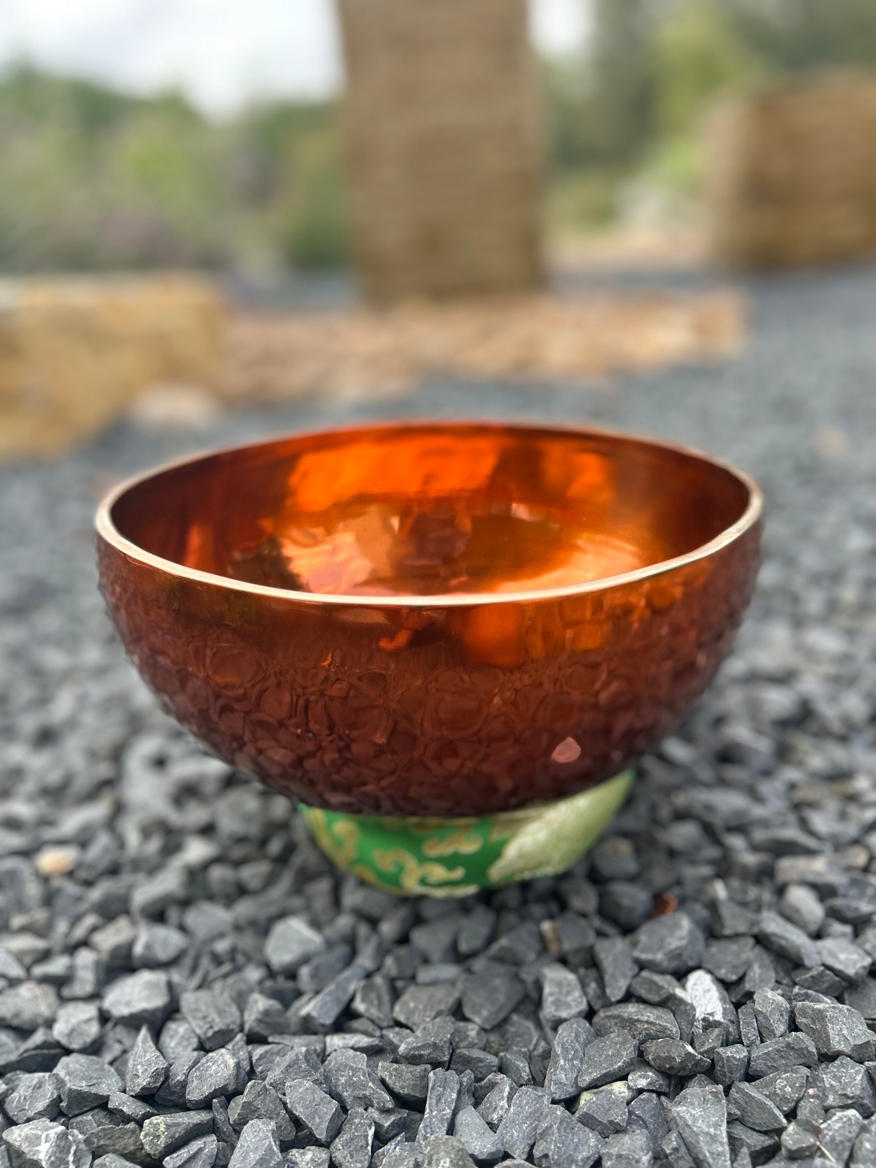 thumbnail image 2 of KVKA 8 Inch Crystal Singing Bowl - 528hz Rainbow Red Yellow Root Chakra Sound Bowl With Case 2 of 13