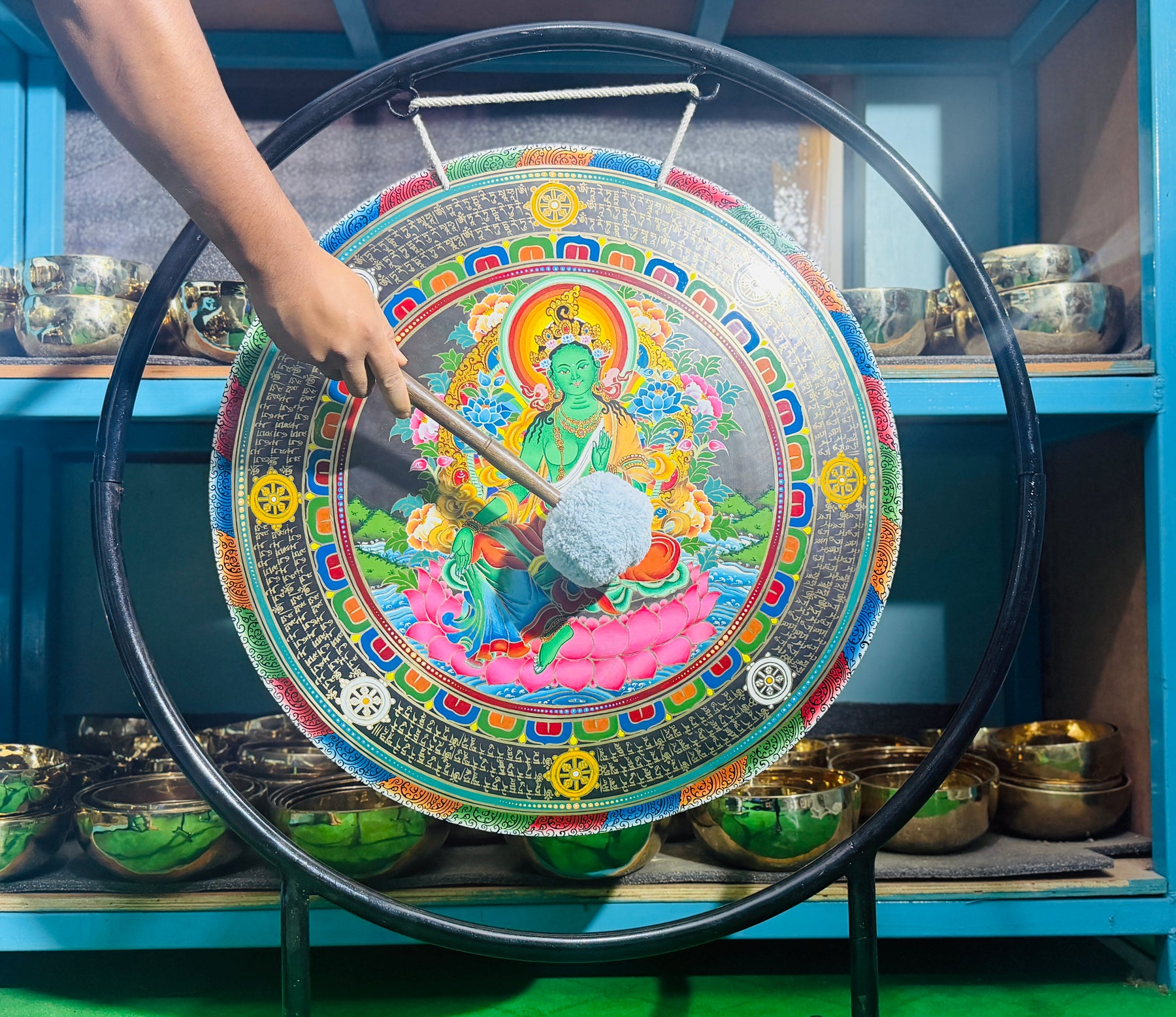 26 Inch Bronze Gong Handmade In Nepal One of One 0032