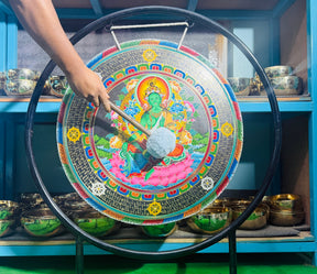 26 Inch Bronze Gong Handmade In Nepal One of One 0032