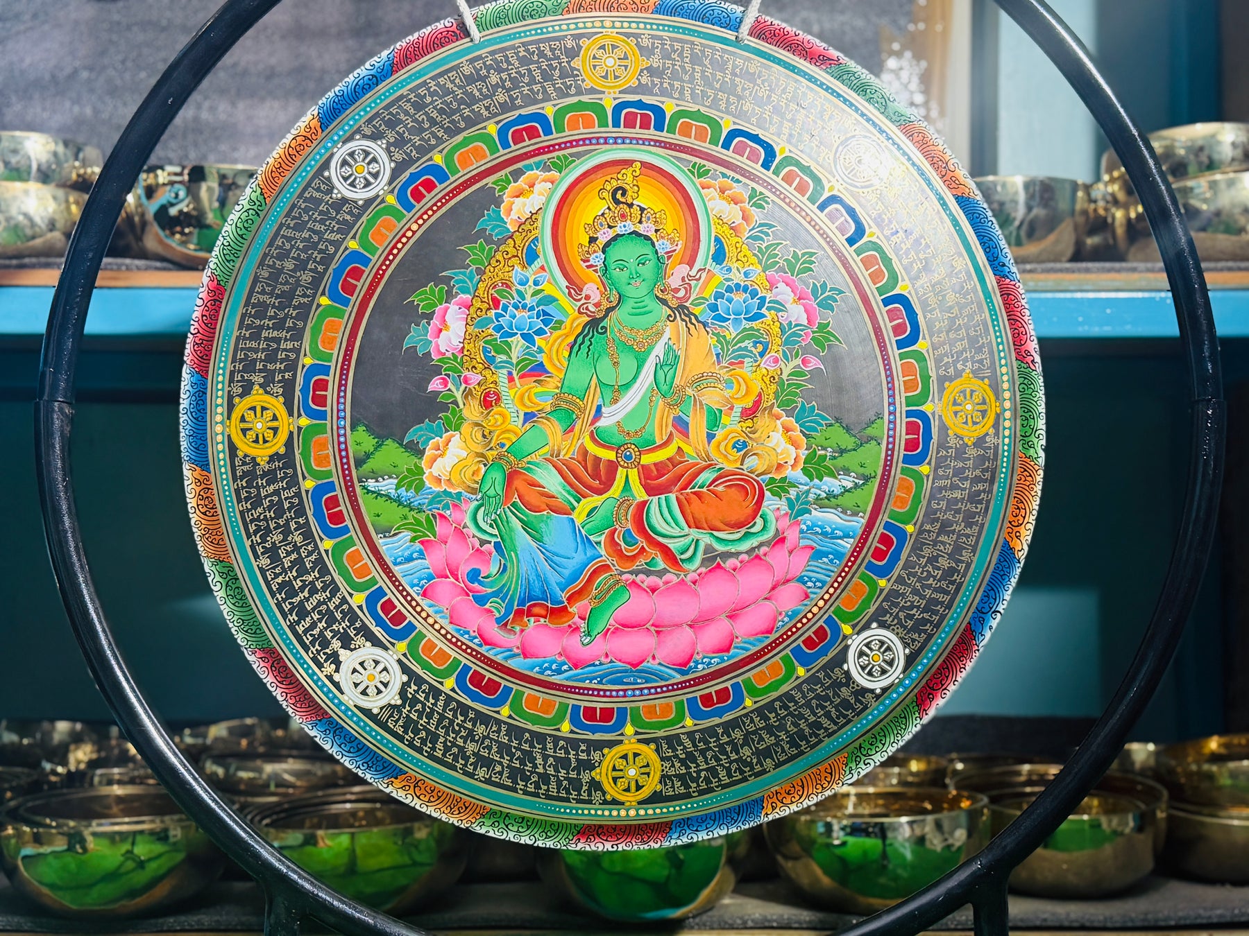 26 Inch Bronze Gong Handmade In Nepal One of One 0032
