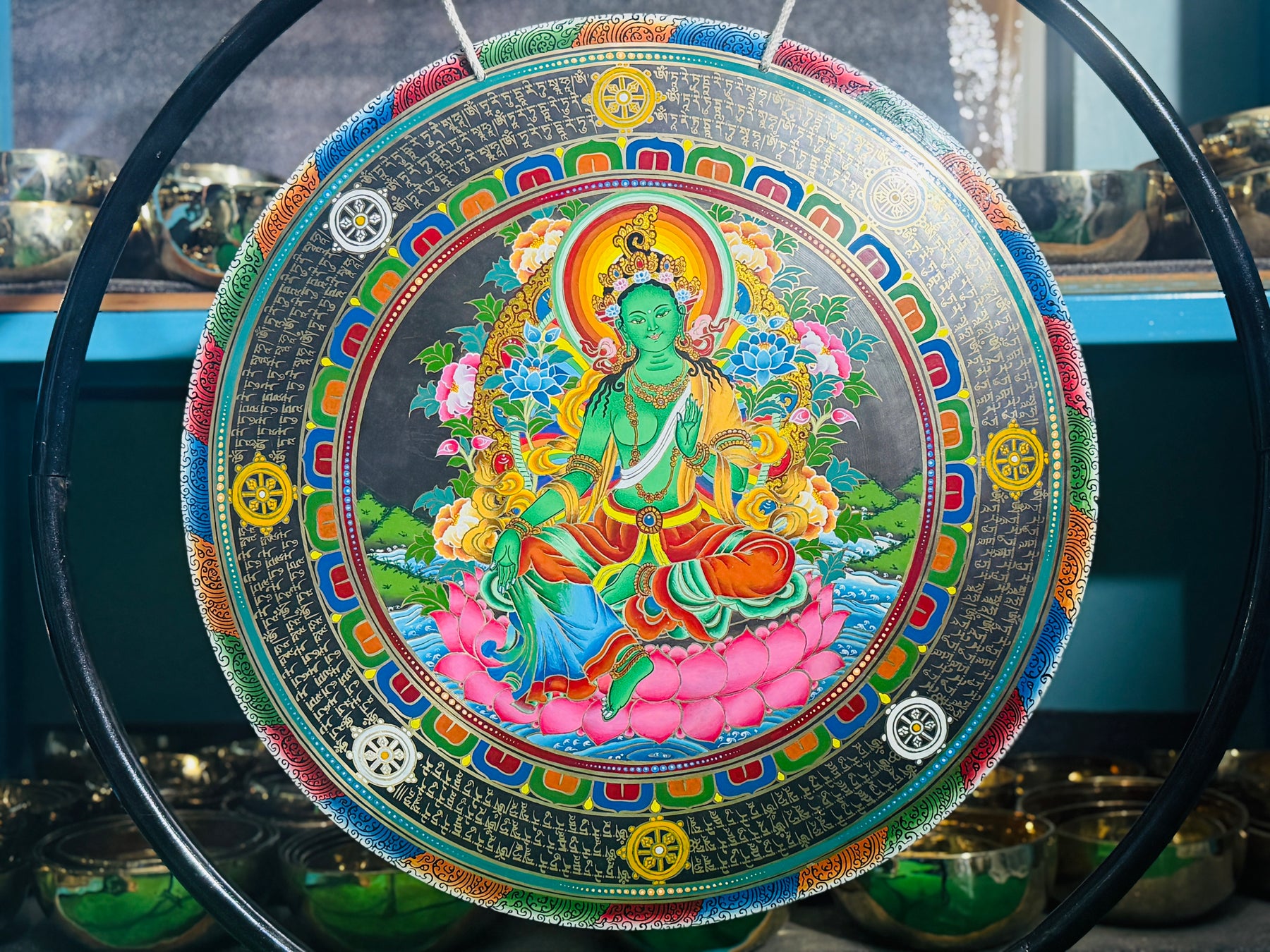 26 Inch Bronze Gong Handmade In Nepal One of One 0032
