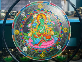 26 Inch Bronze Gong Handmade In Nepal One of One 0032