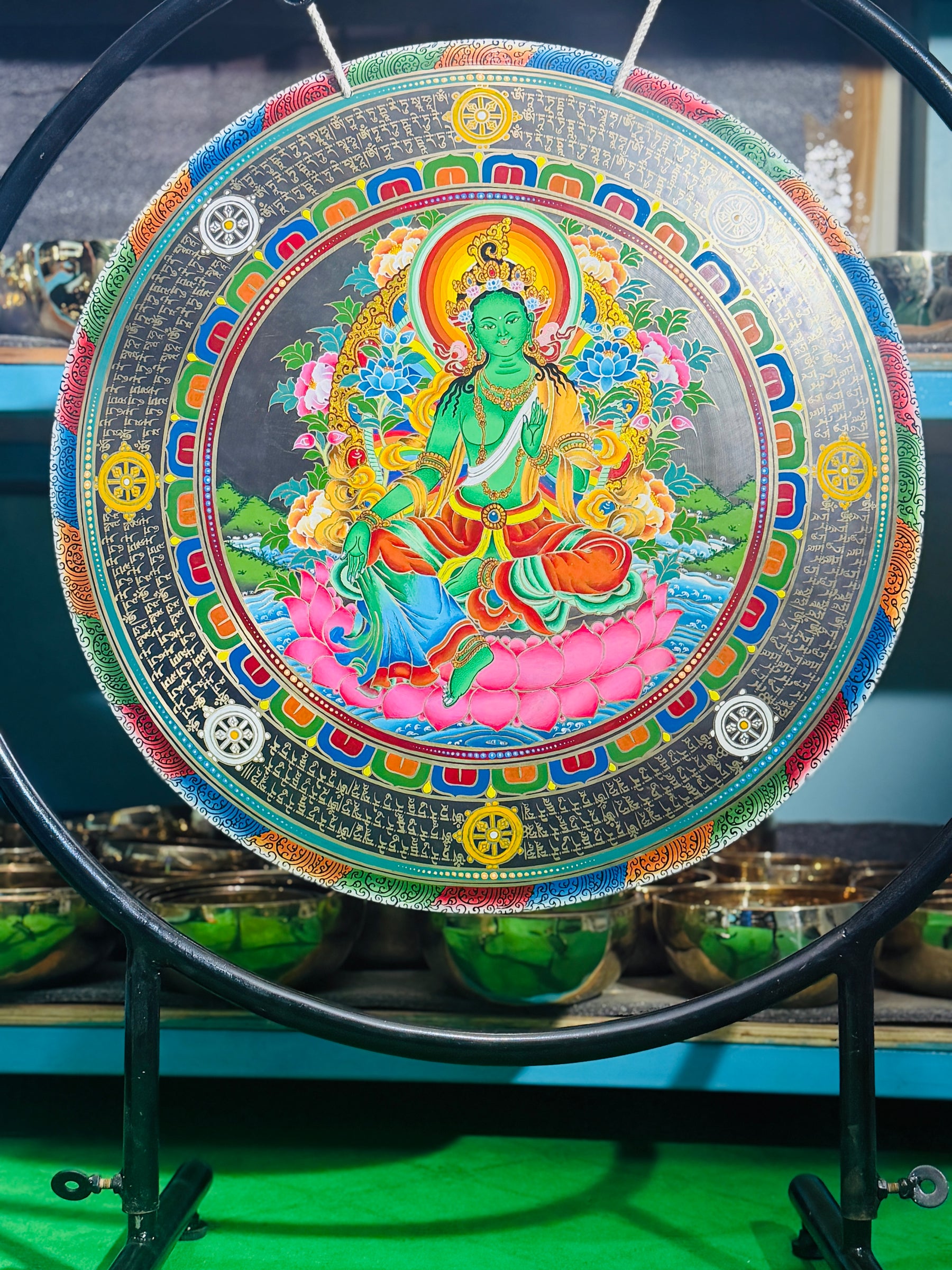 26 Inch Bronze Gong Handmade In Nepal One of One 0032