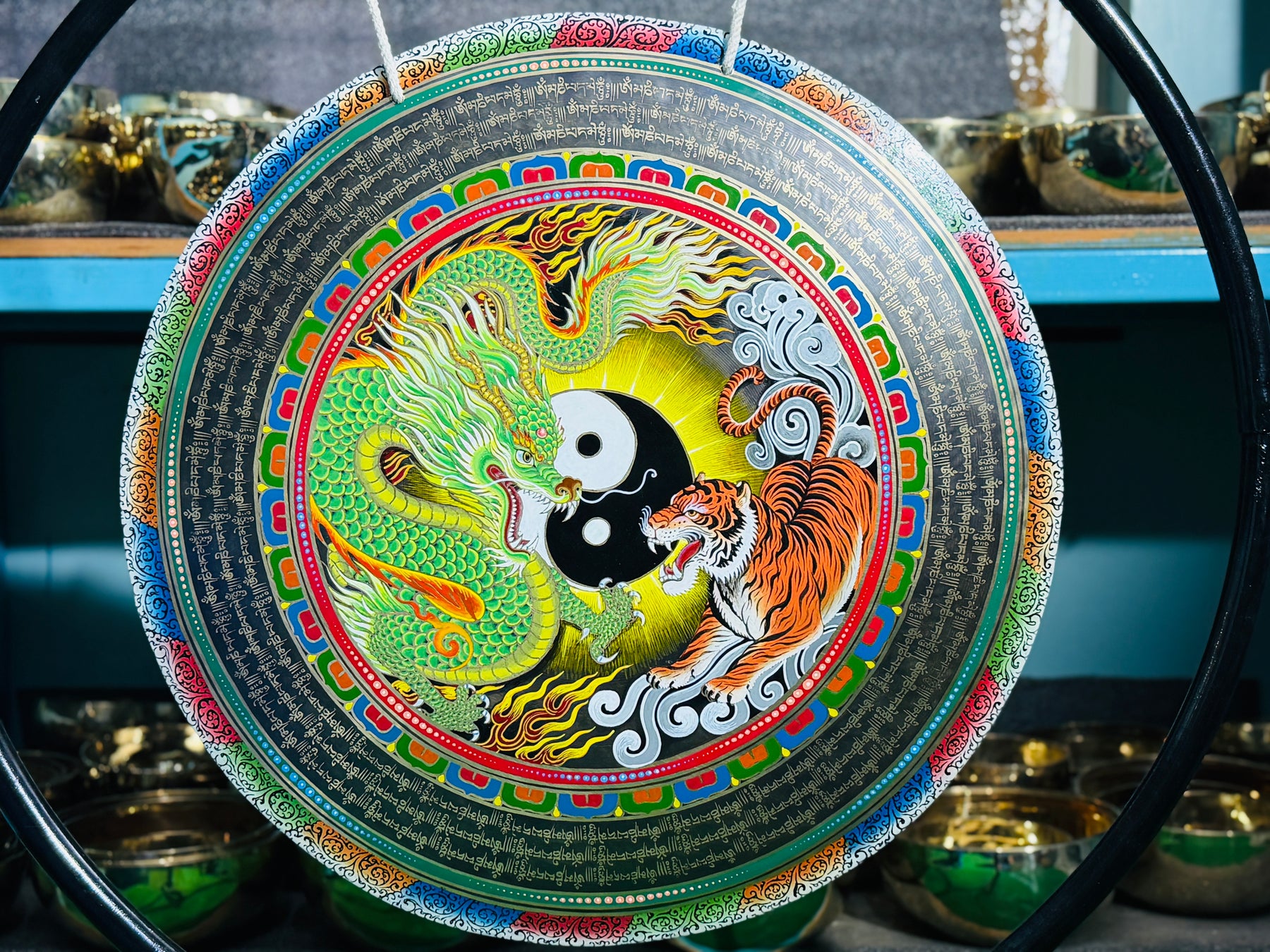 26 Inch Bronze Gong Handmade In Nepal One of One 0033