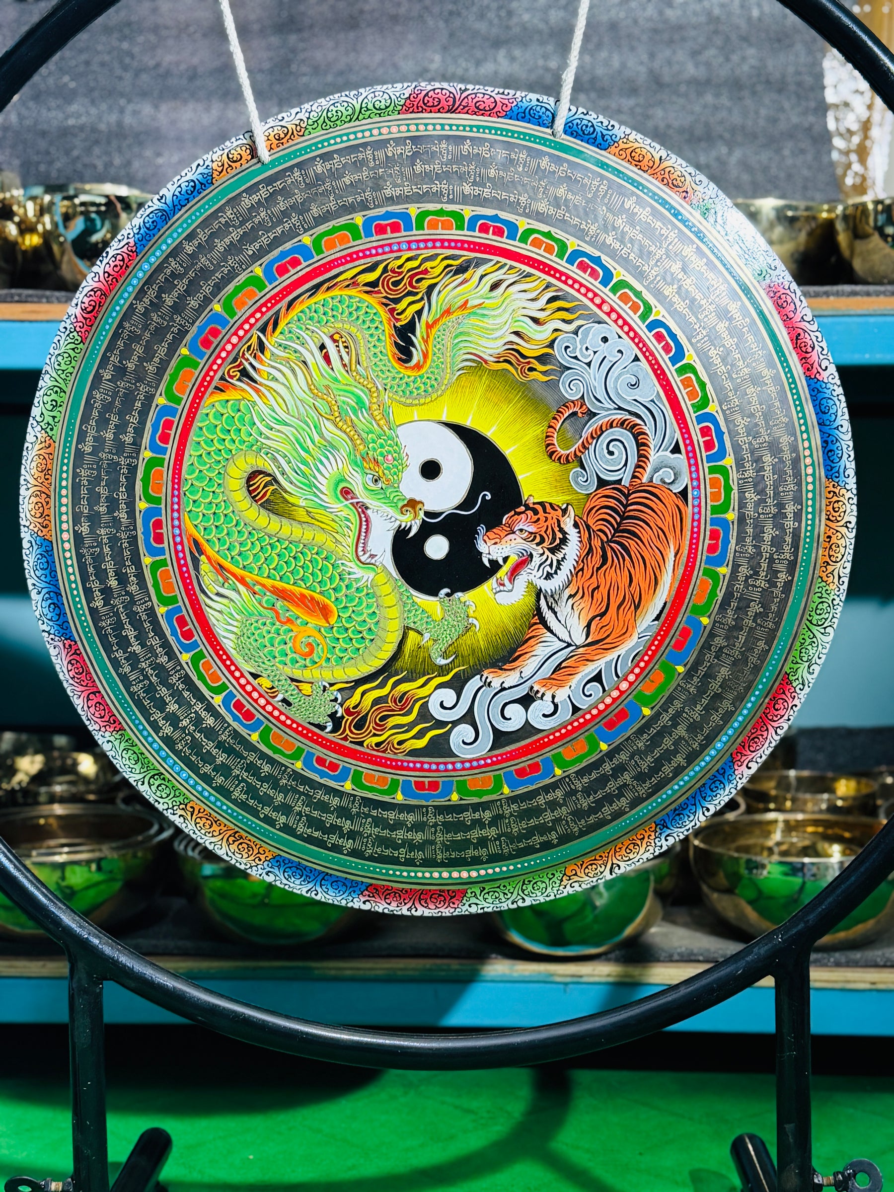 26 Inch Bronze Gong Handmade In Nepal One of One 0033