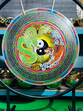 26 Inch Bronze Gong Handmade In Nepal One of One 0033