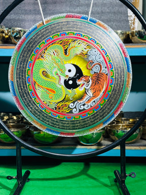 26 Inch Bronze Gong Handmade In Nepal One of One 0033