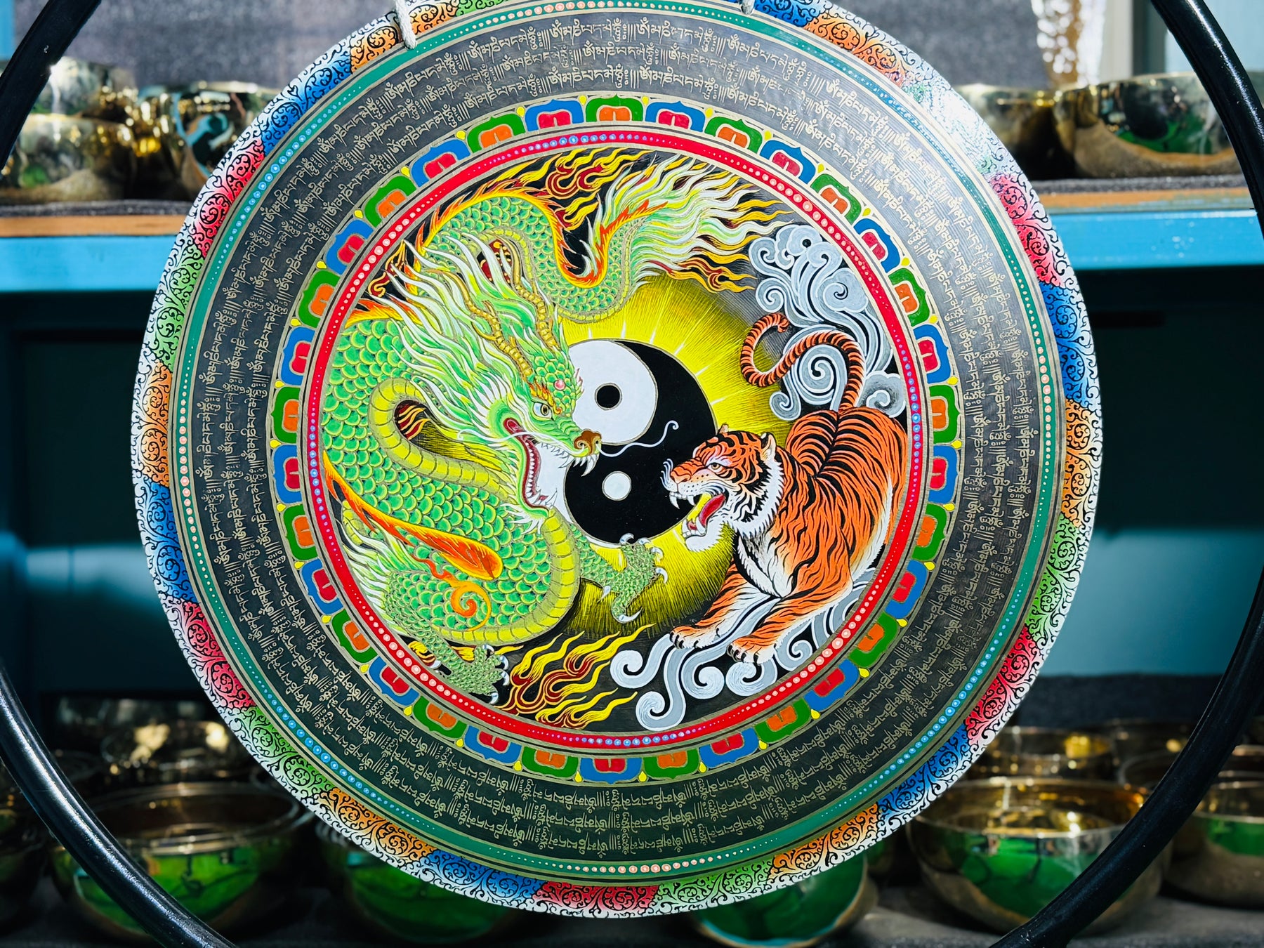 26 Inch Bronze Gong Handmade In Nepal One of One 0033
